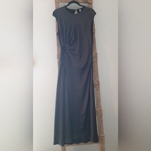 House of Harlow 1960 Elegant Black Sleeveless Keyhole Dress Size L EUC